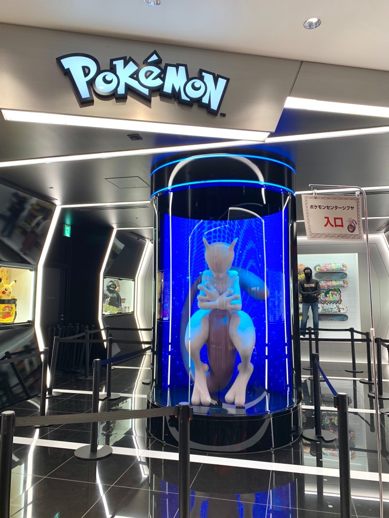 Shibuya Pokemon Center experiments on Mewtwo