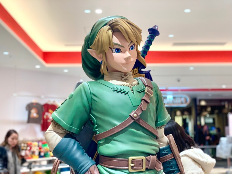 Link statue in Nintendo Tokyo, The Legend of Zelda